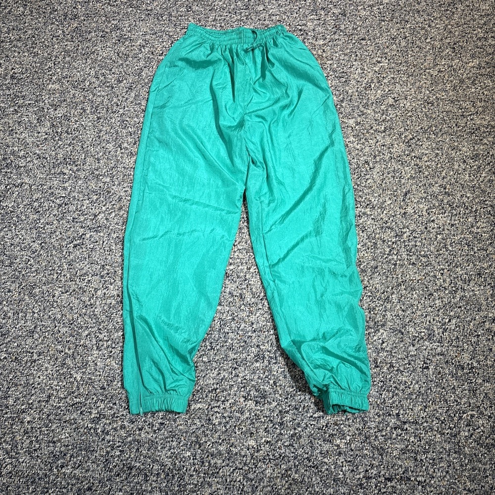 Casual Isle Vintage 80s 90s Full Zip Nylon Windbreaker Jogging Suit Size S EUC - Picture 5 of 5